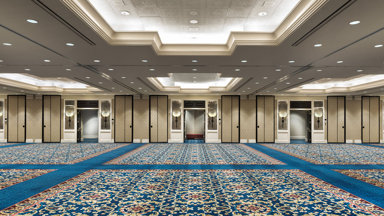 Empty interior of a Ballroom at the Venetian resort
